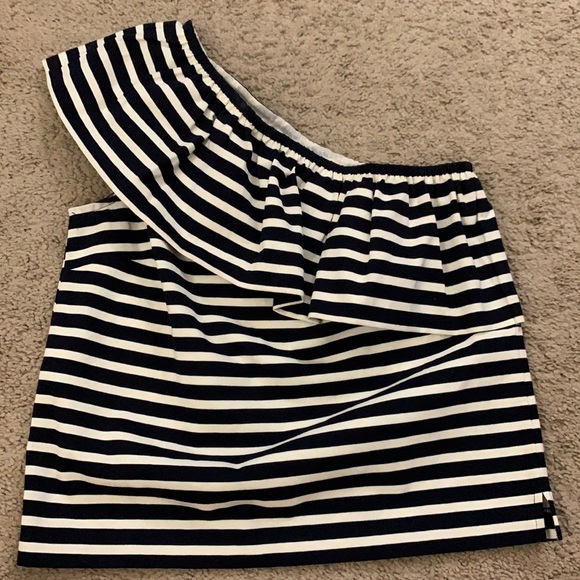 JCrew One Shoulder Top - Picture 1 of 4